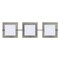 Besa Lighting Alex Vanity, Opal/Smoke, Satin Nickel Finish, 3x5W LED 3WS-7735SM-LED-SN - alternate 1